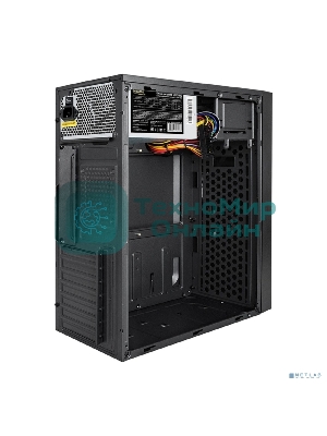 Компьютерный корпус Miditower ExeGate AA-440U-UNS500 (ATX, БП UNS500 с вент. 12см, 2хUSB+1хUSB 3.0, аудио, черный)