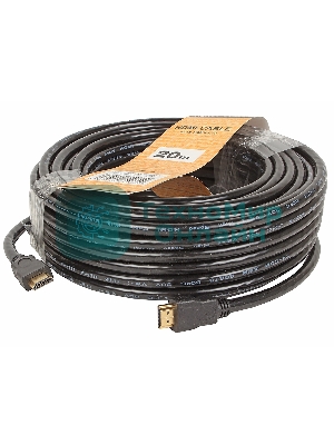 Кабель цифровой TV-COM HDMI19M to HDMI19M, V1.4+3D, 20m CG150S-20M