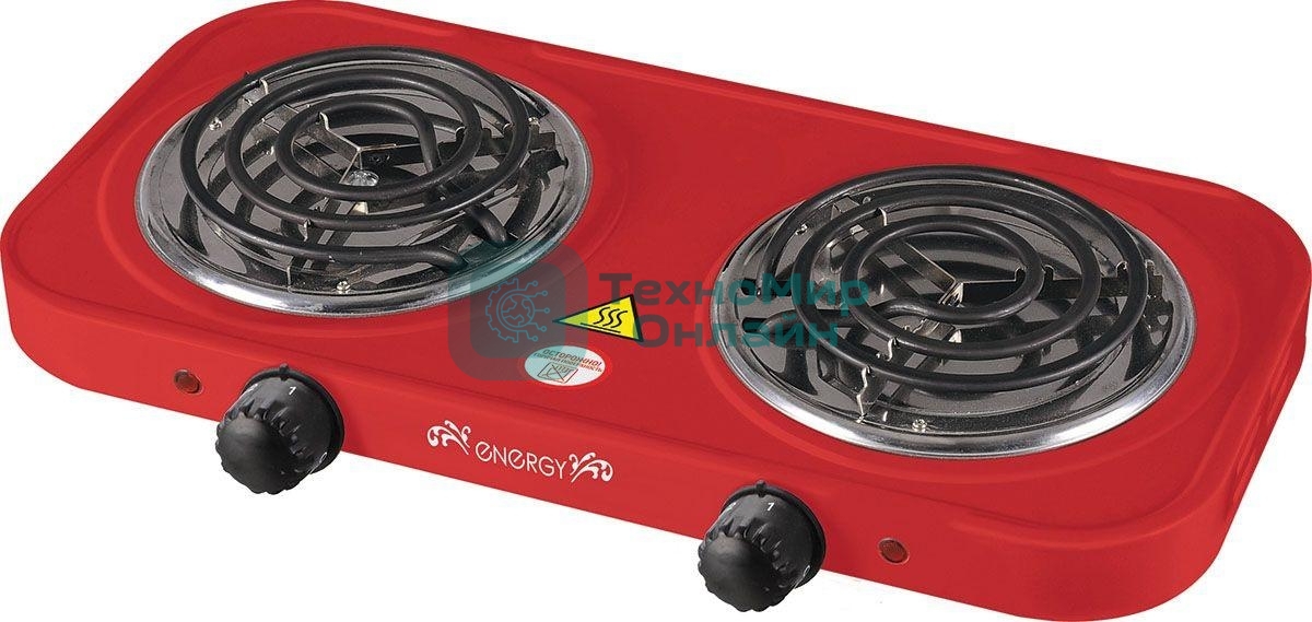 Плита настольная электрическая Energy EN-904R 1000+1000Вт Ф140мм