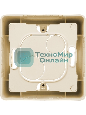 Коробка накладного монтажа 1 пост слоновая кость Inspiria