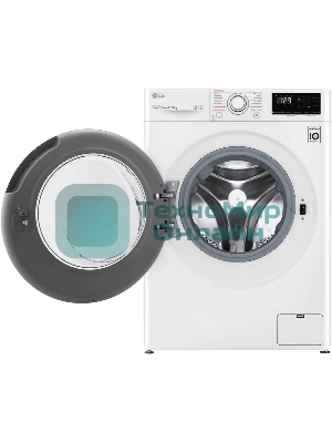 Стиральная машина LG F2V3GS3W белый, загрузка фронтальная 8,5 кг, 1200 об/мин., класс: А