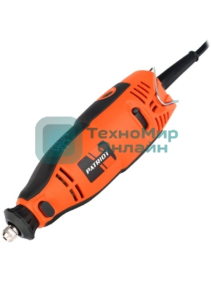 Прямошлифовальная машина (гравер) PATRIOT EE 160с гибким валом, 160Вт, 40 насадок в комплекте, кейс