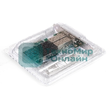 Сетевой адаптер ExeGate EXE-82576-F2 (PCI-E x1 v2.0, порты 2xSFP, 10/100/1000Mbps, Gigabit Server NIC Intel Chipset 82576-F2)