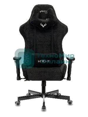Кресло Бюрократ VIKING KNIGHT LT20 FABRIC черный, ткань, 120 кг, механизм качания