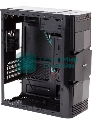 Компьютерный корпус Zalman ZM-T3 черный без БП mATX 1x80мм 3x120мм 1xUSB2.0 1xUSB3.0 audio bott PSU