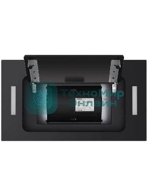 Вытяжка встраиваемая HOMSair Crocus Push 52 черный, 51.8 см, 850 куб. м/ч, 53 дБ