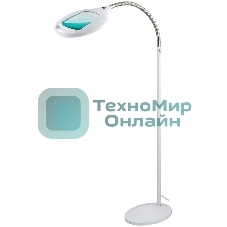 Лупа напольная Rexant, 3D, с подсветкой 42 LED, белая 31-0512