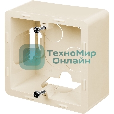 Коробка накладного монтажа 1 пост слоновая кость Inspiria