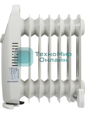 Обогреватель масляный Ресанта ОММ-7Н (7 секций) белый, 700 Вт, 10 м2, термостат 67/3/1