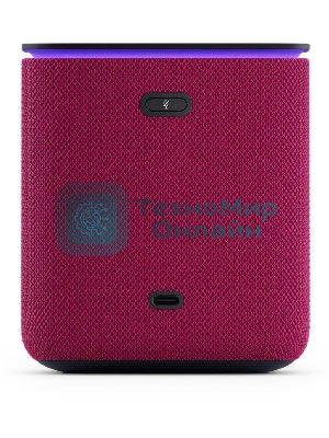 Умная колонка Яндекс Станция Миди, 24Вт, с экраном, 2 динамика, Wi-Fi, BT5.0, Zigbee, Алиса, малиновый
