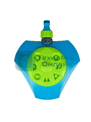 Распылитель-дождеватель Palisad LUXE 8 режимов, с регулировкой, утяжеленная база