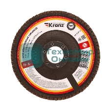 Круг лепестковый торцевой, P24, 125х22,2мм Kranz
