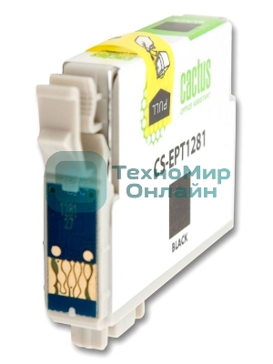Картридж струйный Cactus CS-EPT1285 черный/голубой/пурпурный/желтый (31 мл) для Epson Stylus SX125/SX425W/SX420W/S22/Office BX305F/BX305FW