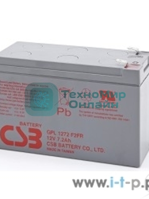 Аккумулятор CSB GPL1272 F2FR (12V 7.2Ah)