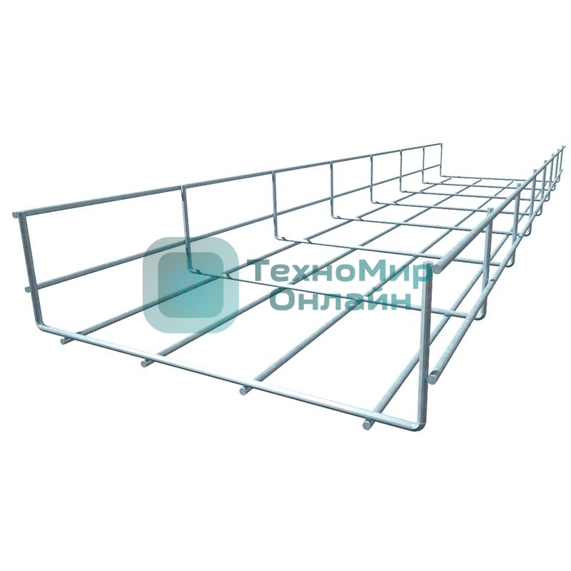 Лоток проволочный 60х60 L3000 сталь 4мм PL60х60х4.0 оцинк. КМ LO0660