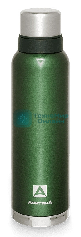 Термос Арктика 106-1600 зеленый, бытовой, вакуумный (для напитков)