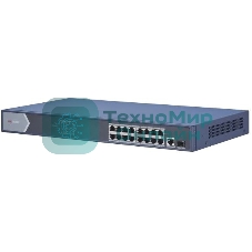 Коммутатор Hikvision DS-3E0518P-E 17G 1SFP 16PoE+ 230W неуправляемый