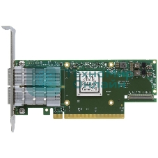 Сетевая карта Mellanox ConnectX-6 VPI adapter card, 100Gb/s (HDR100, EDR IB and 100GbE), dual-port QSFP56, PCIe3.0/4.0 x16, tall bracket
