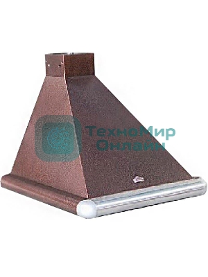 Вытяжка каминная Elikor Сатурн 60П-180-В1Л медный/нерж. сталь, 60 см, 180 куб. м/ч, 48 дБ