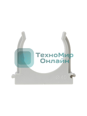 Крепеж-клипса для монтажного пистолета Rexant Ø 40 мм, серая (25 шт/уп)