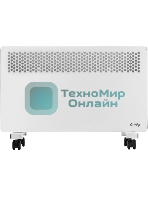 Конвектор электрический Domfy DCW-CH1015 белый, 1500 Вт, 20 м2, термостат