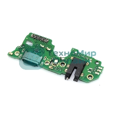 Шлейф (нижняя плата) с разъемом зарядки и микрофоном для OPPO A58