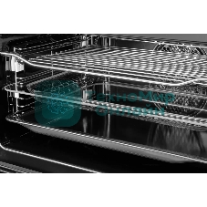 Встраиваемый духовой шкаф компактный, с СВЧ, ШхВхГ: 59.5х45.4х56.8 см, 50 л, гидролизная очистка, черный