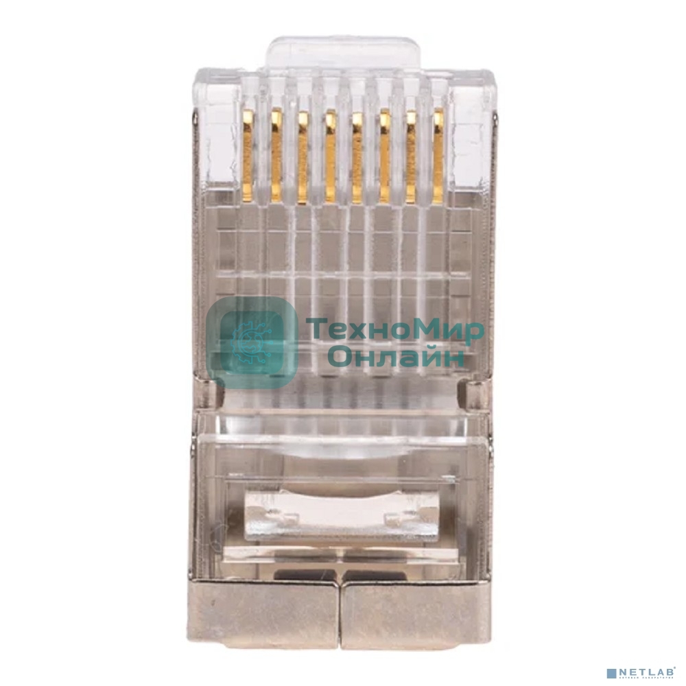 Разъем сквозной RJ-45(8P8C) Rexant под витую пару, FTP, CAT 6 (Упаковка 100 шт)