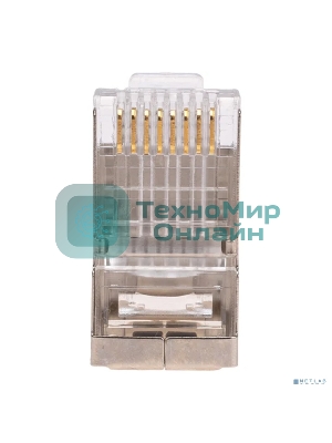 Разъем сквозной RJ-45(8P8C) Rexant под витую пару, FTP, CAT 6 (Упаковка 100 шт)