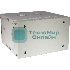 Шкаф настенный серии Pro, 3-секционный, 9U 600x600, стеклянная дверь