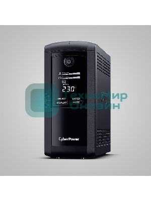 Источник бесперебойного питания CyberPower VP700ELCD Line-Interactive 700VA/390W USB/RS-232/RJ11/45 (4 EURO)