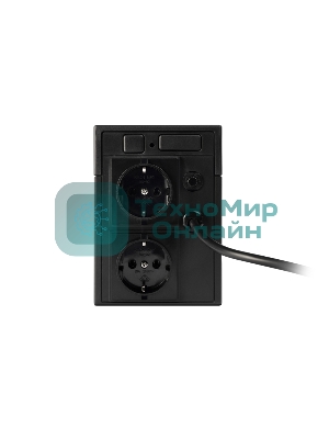 Источник бесперебойного питания SMARTWATT UPS UNI 450 черный 450/250 ВА/Вт, линейно-интерактивный, напольный, LED индикация, Shuko CEE7/4 - 2 шт.