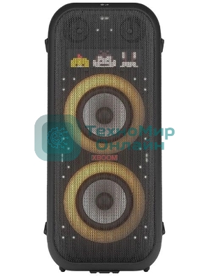 Минисистема LG XBOOM XL9T черный/красный 1000Вт USB BT
