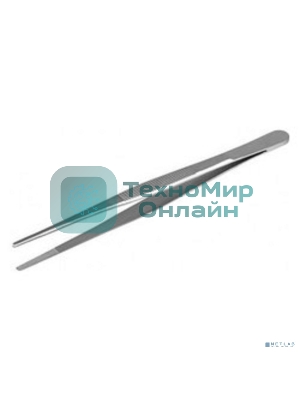Пинцет Rexant прямой, рифленый 200 мм (блистер)