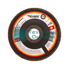 Круг лепестковый торцевой Kranz P100, 115х22,2мм