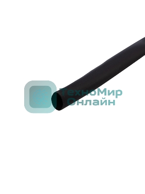 Трубка термоусаживаемая Rexant 4.0/2.0мм черный ролик 2.44м