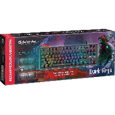 Клавиатура проводная Defender Dark Arts GK-375, USB, черный