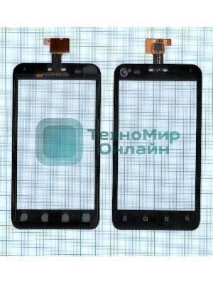 Сенсорное стекло (тачскрин) для ZTE V807 Blade C YZ-CTP465-FPC-V1, черное