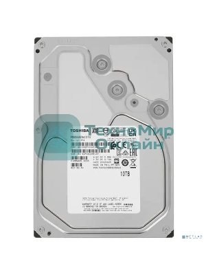Жесткий диск HDD Toshiba 10Tb 7200rpm SATA 6 Gb/s 256MB 3.5''
