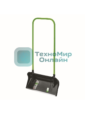 Скрепер для уборки снега BASE Palisad полипропилен,710х320х1325 мм, усиленная стальная рукоятка