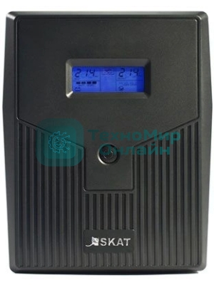 Источник бесперебойного питания, 220 В, 1500 ВА, (900 Вт), встроенный АКБ 9А·ч, 2 шт, время резерва 3 мин. SKAT-UPS 1500/900 Бастион