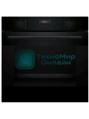 Духовой шкаф электрический Bosch HJA737BA0 Serie 4, 60 см, 76 л, черный, Auto Pilot 10, 3D Hotair,класс энергоэффективности А, 7 режимов, LCD-дисплей, галогенное освещение, самоочистка EcoClean,проволочные направляющие