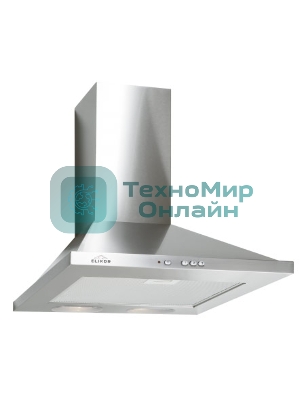 Вытяжка каминная Elikor Оптима 50Н-400-К3Л нержавеющая сталь, 50 см, 400 куб. м/ч, 55 дБ
