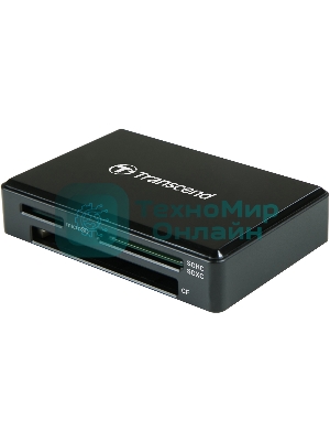 Кард-ридер Transcend черный, All-in-One cardreader, USB 3.1 Gen 1