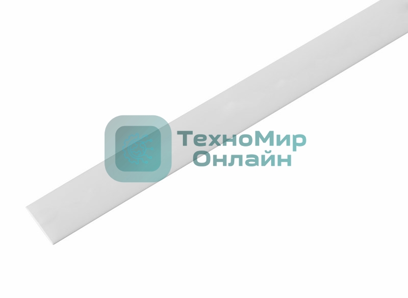 Термоусаживаемая трубка Rexant 13,0/6,5 мм, белая, упаковка 50 шт. по 1 м