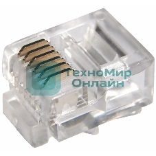 Телефонный разъем Rexant RJ-12(6P6C)