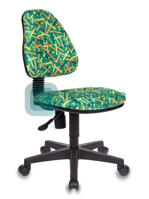 Кресло Бюрократ KD-4/PENCIL-GN зеленый, ткань, 120 кг