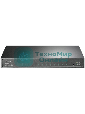Коммутатор TP-Link JetStream 8-Port Gigabit Smart Switch with 4-Port PoE+, 4× Gigabit PoE+ Ports, 802.3at/af, 62 W PoE Power, Desktop Steel CaseIntegration with Omada SDN Controller, 802.1Q VLAN, STP/RSTP/MSTP, IGMP Snooping, 802.1p/DSCP QoS, ACL, 802.1x, Radius/Tac