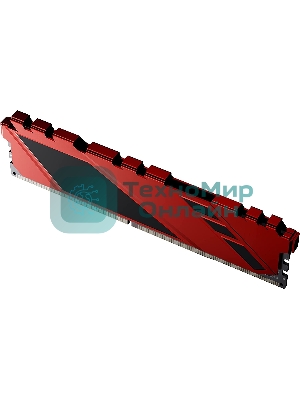 Оперативная память NETAC Shadow, DDR4, 16GB (1x16GB), 3200MHz, CL16, DIMM, с радиаторами, красный