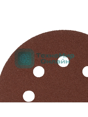 Круг абразивный Сибртех на ворсовой подложке под 